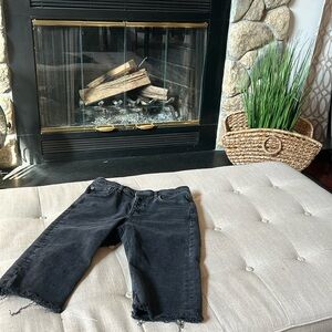 AGOLDE
knee-length denim shorts